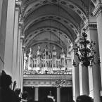 1970 09 11 Paveikslų galerijoje su simfoniniu orkestru ir Bernardu Vasiliausku